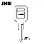 JMA KAW-5 KW12 Kawasaki Motorcycle Double Sided 6 Cut Key Blank