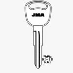 JMA KK1 X233 KIA AUTO METAL KEY BLANK