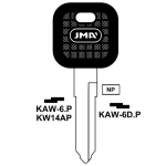 JMA Kawasaki KW14 KAW-6.P Motorcycle Key Plastic Head