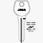 JMA MAZDA MZ10  X27 MECHANICAL KEY