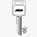 JMA METAL KEY BLANK  RA-4