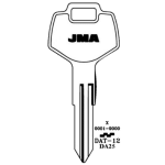 JMA Nissan Infiniti Subaru 8 Cut Key Blank DAT-12 X123 DA25
