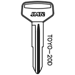 JMA Toyota 8 Cut Key Blank TOYO-20D TR40