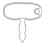 JMA Tractor Key Blank FO-35 (1569)