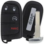 Jeep Compass 4 Button Proximity Smart Key Fcc M3N-40821302 Pn 68250337 AB (OEM)
