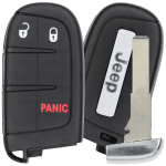 Jeep Renegade 3 Button Proximity Smart Key Fcc M3N-40821302 Pn 735657526