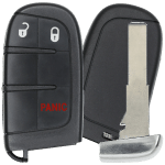 2015-2021 Jeep 3-Button Smart Key Fob FCC M3N-40821302 Part number 735657526 6MP33DX9 6MP33DX9AA 0735657572-01 735657572 (AFTERMARKET)