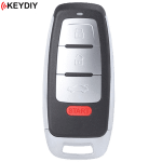 KEYDIY Audi Style 4 Button Universal Smart Key With Proximity Function KD-ZB08-4