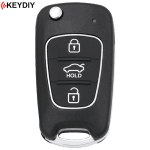 KEYDIY Hyundai Kia Style 3 Button Flip With Integrated Chip Key KD-NB04