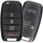 Kia 4 Button Flip Key Fcc OSLOKA-870T Pn 95430-A7400