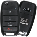 Kia 4 Button Flip Key Fcc TQ8-RKE-3F05 Pn 95430-1W023