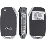 Kia Forte 4 Button Remote Flip Key Fcc CQOTD00660 PN 95430-M6000
