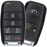 Kia Sedona 6 Button Flip Key Fcc TQ8-RKE-4F37 Pn 95430-A9350 (OEM)