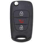 Kia Soul Remote Flip Key 3 Button Fcc NYOSEKSAM11ATX (AM11MY) Pn 95430-2K250