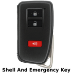 Lexus 3 Button Proximity Remote Smart Key Shell Fcc HYQ14FBA (K&S)
