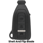 Lexus 3 Button Remote Key Shell For Fcc HYQ12BZE Pn 89994-50241 (K&S)