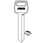 JMA Ford 10 Cut Blank Key FO-11D H60