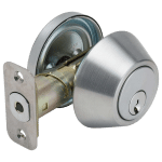 Builder Grade 3 Heavy Duty Single Cylinder Deadbolt Satin Finish