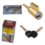 Satin Finish Key In Knob Deadbolt Cylinder With 2 Keys 006 KEYWAY