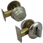 Single Cylinder Heavy Duty Deadbolt With Thumb Turn Satin Chrome US26D SC1