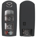 Mazda 4 Button Proximity Remote Smart Key Fcc WAZX1T763SKE11A03 Pn BBY2-67-5RY