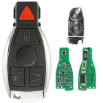 Mercedes Benz Fobik Remote Key Fcc IYZ-3312 With 2 Batteries (K&S)
