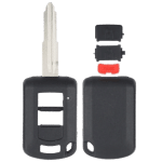 Mitsubishi 3 Button Remote Head Key Shell Fcc OUCJ166N