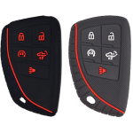 New Silicone Smart Key Fob Cover Compatible with 2022-2024 Chevy Chevrolet Silverado GMC Sierra Canyon