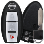Nissan 3 Button Proximity Smart Key Fcc KR5S180144014 IC 204 S180144304 Pn 285E3-5AA1C
