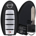 Nissan 5 Button Proximity Smart Key Fcc KR5S180144014 IC 204 Pn 285E3-4RA0B (OEM)