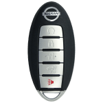Nissan 5 Button Proximity Smart Key Fcc KR5S180144014 IC 204 Pn 285E3-5AA5A (OEM)