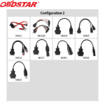 OBDSTAR MOTO IMMO Kits Motorcycle Adapter Set For KeyMaster and X300 Devices Configuration 2