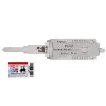 ORIGINAL LISHI - PGO2 Piaggio Vespa Scooters 7 Cut  2 in 1 Pick & Decoder AG