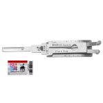 Original Lishi HU100 GM 10 Cuts 2-IN-1 Pick Ignition Door Trunk Anti Glare