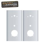 Entry Armor - Cylindrical Flat Plates for Kaba E-Plex 5000 - Set Of 2
