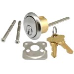Rim Cylinder US26D Satin Chrome Finish - Schlage Keyway (SC1)