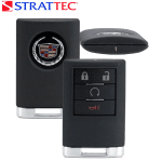 Strattec 2007-2014 Cadillac Escalade 4 Button Keyless Entry Remote Pn 5923885 Fcc OUC60000223 Driver #1