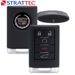 Strattec 2008-2013 Cadillac CTS 5 Button Keyless Entry Remote Fcc OUC6000066 Pn 5923883 Driver 1