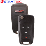 Strattec Gmc 4 Button Flip Key Fcc OHT01060512 Pn 5912547