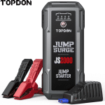 TOPDON JumpSurge 2000 Power Bank And Jumpstarter Boost Function With Flashlight 12V