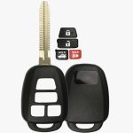 TOYOTA 4 BUTTON REMOTE KEY SHELL