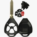 TOYOTA 4 BUTTON REMOTE KEY SHELL OLD STYLE