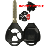 Toyota 2006-2020 INDESTRUCTIBLE 3 Button Remote Head Key Shell (K&S)