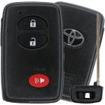 2011-2012 Toyota 3-Button Smart Key Fob FCC HYQ14AAB (3370 Board) Part number 89904-47430 (OEM)