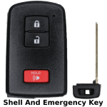Toyota 3 Button Smart Key Shell Fcc HYQ14FBA