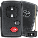Toyota 4 Button Proximity Smart Key Fcc HYQ14ACX Pn 89904-47350 89904-47351
