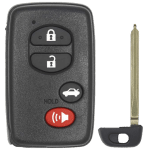 2007-2014 Toyota 4-Button Smart Key Fob FCC HYQ14AEM GNE BOARD 6601 Part number 89904-06131 89904-06130 (AFTERMARKET)