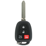 Toyota 4 Button Remote Head Key Fcc GQ4-52T H Chip Pn 89070-0R100