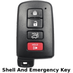 Toyota Highlander Rav4 4 Button Remote Smart Key Shell Fcc HYQ14FBA