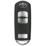 2017-2020 Toyota 3-Button Smart Key Fob FCC WAZSKE13D02 Part number 89904-WB004 DDY6-67-5DY (OEM)